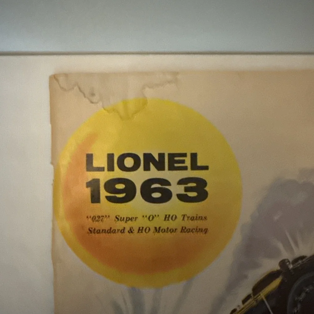 Original 1963 Lionel Trains Consumer Catalog Postwar 027 Super O HO Racing